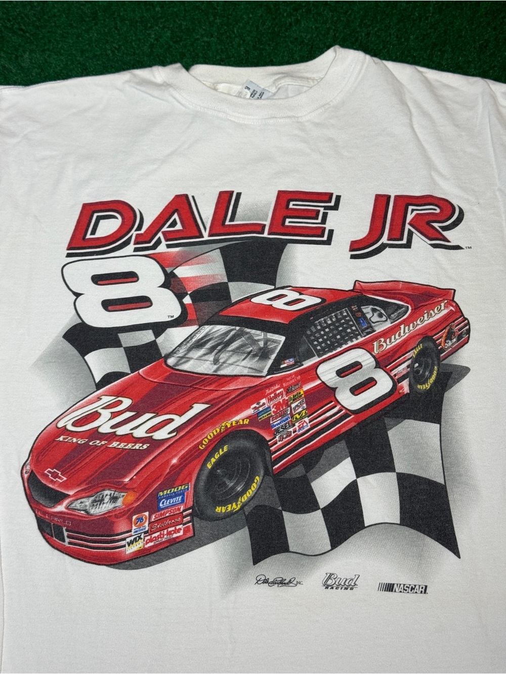 Dale Earnhardt Jr Long Sleeve T Shirt XL Vintage 90s Y2K Nascar Racing Shirt - Picture 2 of 9